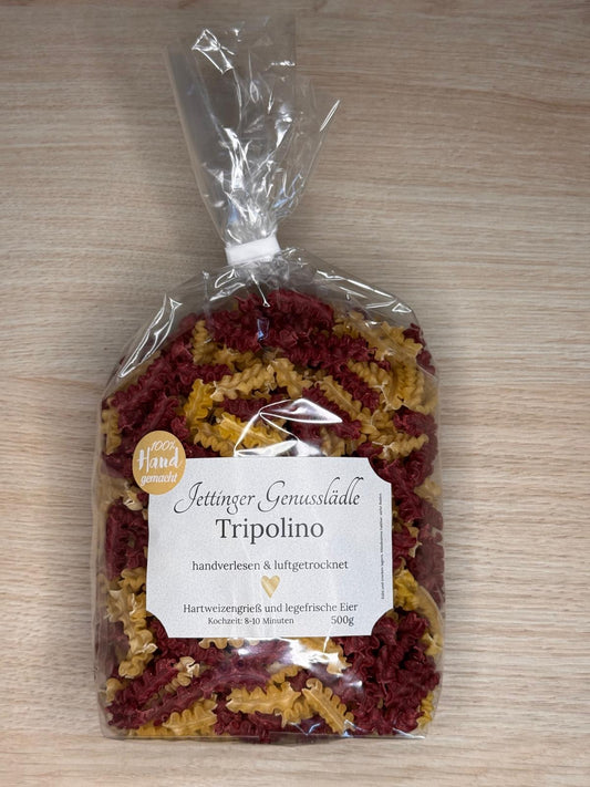 Tripolino Nudel Rot/Natur