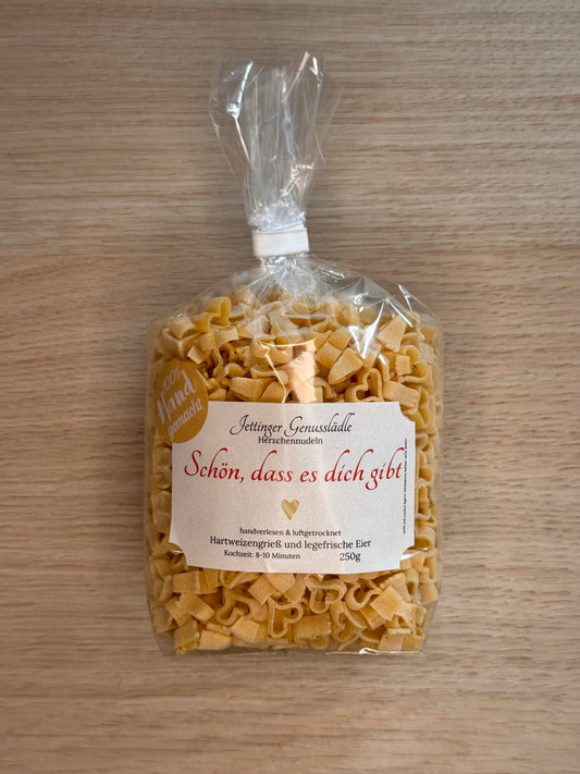 Herzchennudeln Schön das es dich gibt